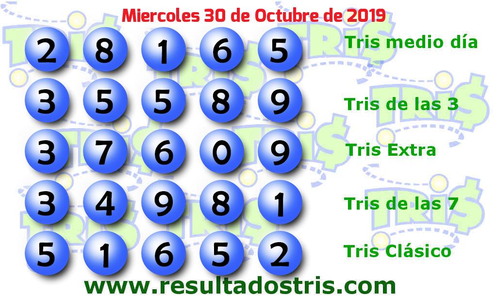 Tris Extra Resultados Del Tris Extra Del Miércoles 30 De